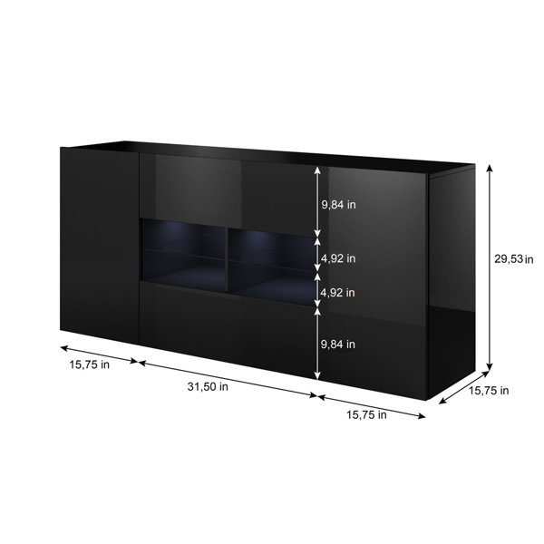 Orren Ellis Ea TV Stand for TVs up to 70" & Reviews Wayfair.ca